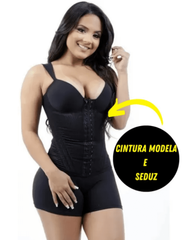 Cinta Alta Compressão Corselet 12 Barbatanas - Image 2