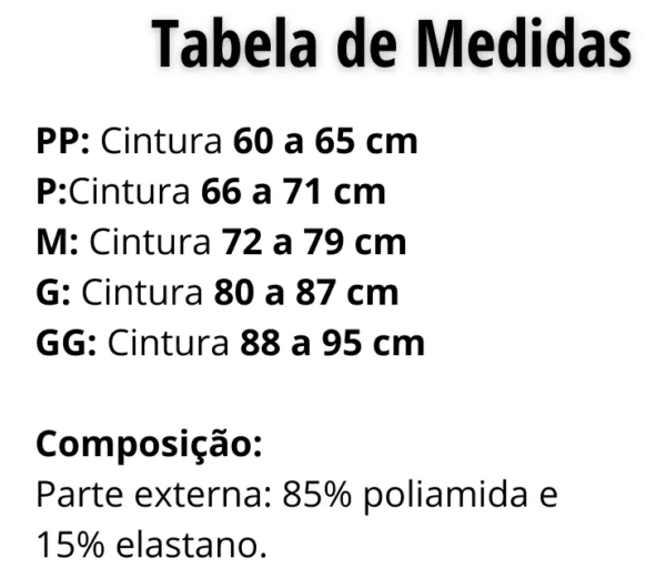 Body Cinta Alta Compressão Com 6 Barbatanas - Image 9