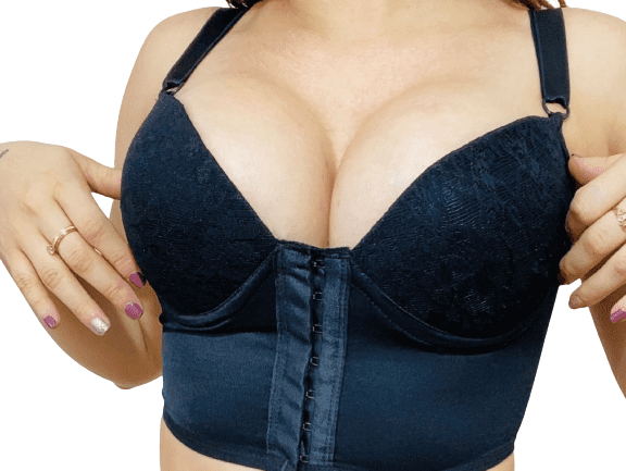 Cropped Sutiã Com Bojo e Renda - Imagem 4